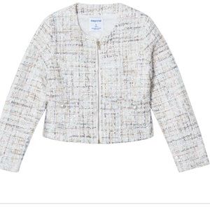 Mayoral girls tweed matching set.